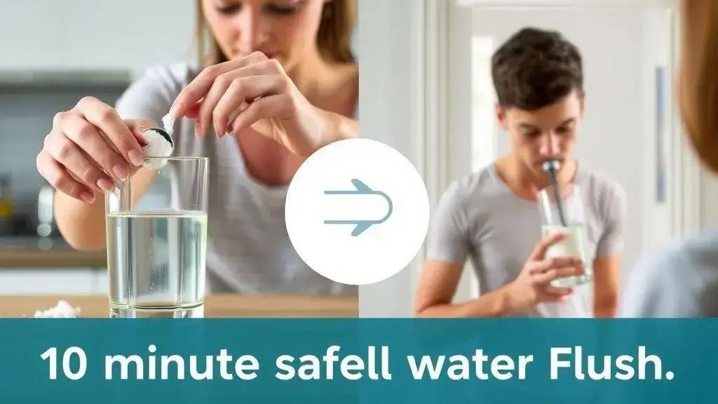 step-by-step guide to doing the 10-minute salt water flush safely
