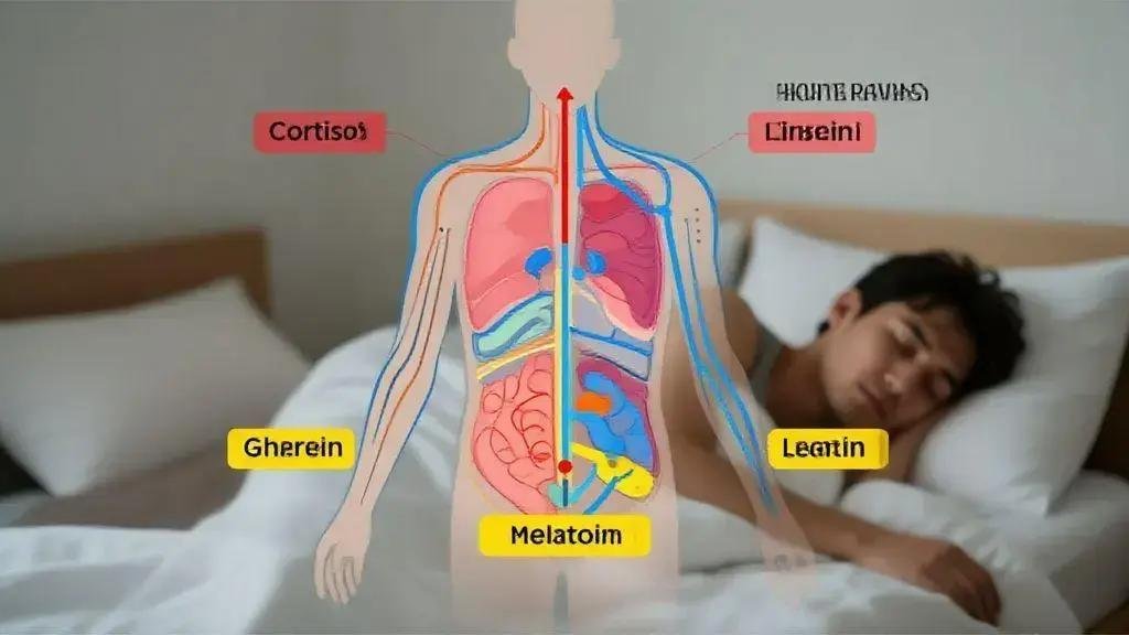 Hormones involved in sleep and weight gain